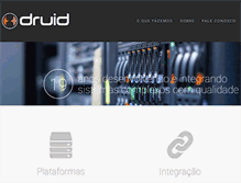 Tablet Screenshot of druid.com.br